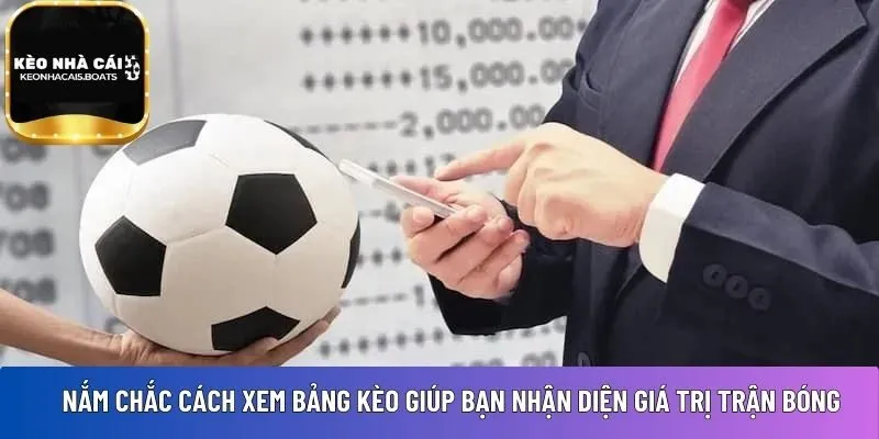 Nắm chắc cách xem bảng kèo 